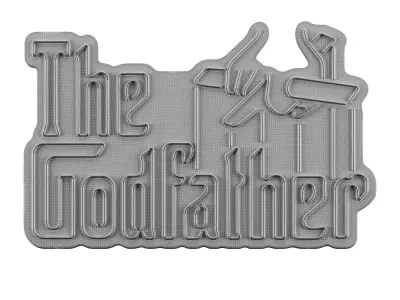 The Godfather Neon Sign 3D model