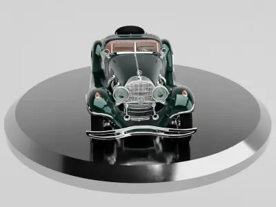 MERCEDES BENZ 1936 3D model