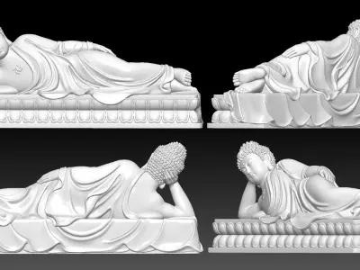 Buddha s Nirvana  3D print model