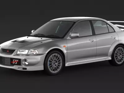 Mitsubishi Lancer Evolution 6 3D model