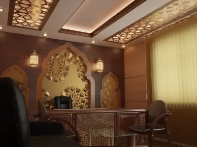 Islamic Manage office 3D model