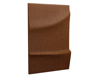 Parametric acoustic wall panels 3D model
