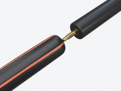 Billiard Snooker Cue 3D model