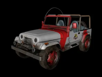 Wrangler Jurassic Park 3D model