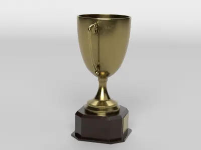 Trophy Low-poly 3D model
