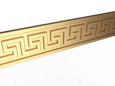Ornament Element Molding 06 Low-poly 3D model