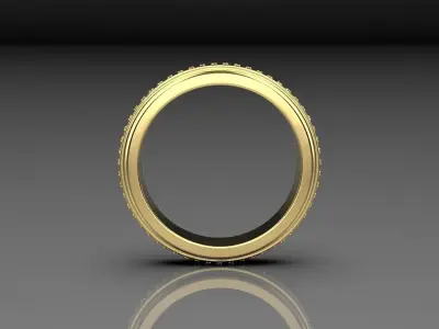 women wedding rings Free 3D print model