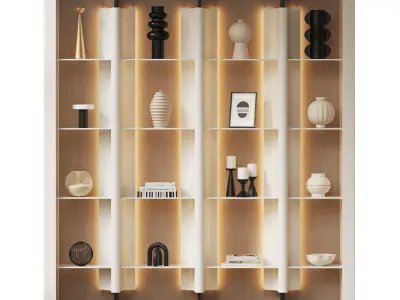 Decorative Shelf 002 3D model