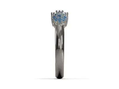 Wedding ready for casting jewelry ring fr0065 3D print model