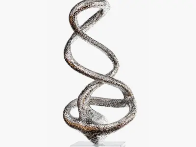 Abstract statuettes 01 3D model