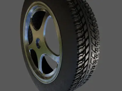 car tyre    3D model