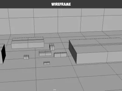 Cardboard Boxes Collection 06- PBR Low-Poly Low-poly 3D model