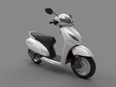 Honda Activa Low-poly 3D model