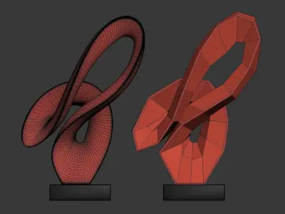 Sculpture Splash P 3D print model