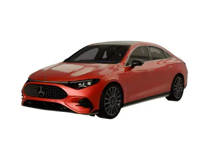 Mercedes-Benz CLA 2026 Low-poly 3D model