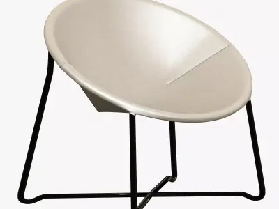 BAXTER ASKIA XXL ARMCHAIR 3D model