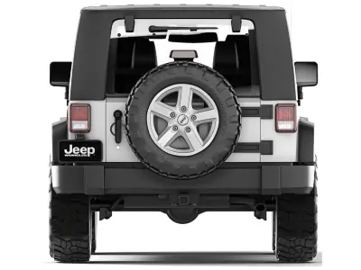 Jeep Wrangler Rubicon 2007 3D model