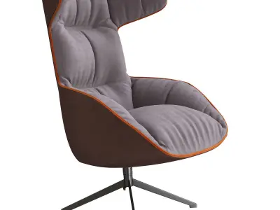 Take a Line for a Walk Armchair 3d model Low-poly 3D model