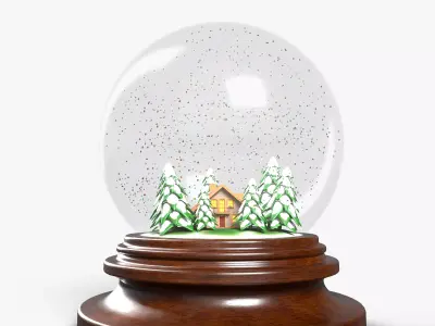 Christmas Globe SnowGlobe 3D model