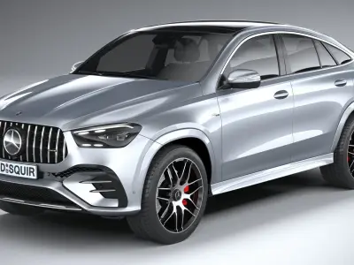 Mercedes-Benz GLE 53 AMG Coupe 2024 3D model