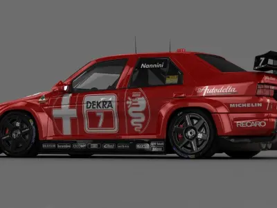 Alfa Romeo 155 V6 TI DTM 3D model
