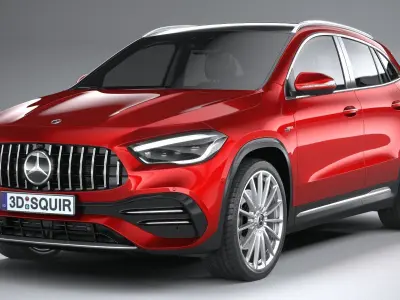 Mercedes Benz GLA35 AMG 2021 3D model