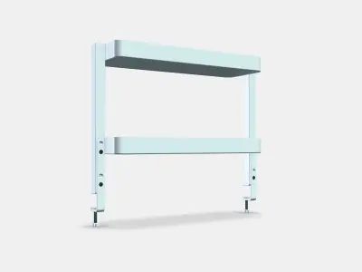 VATTENKAR Desktop shelf Low-poly 3D model