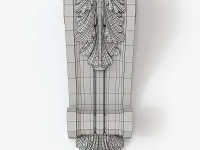 Decorative Corbel for cnc 3D model