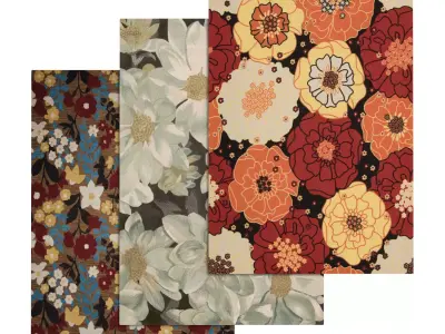 Rug Set 1130 3D model