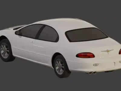 2004 Chrysler Concorde Limited Low-poly 3D model