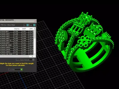 garden jewelry ring 3D print model