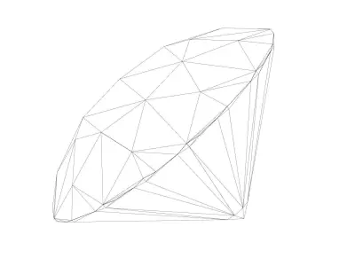 Brilliant Shape Gem 3D print model