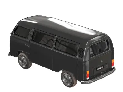 volkswagen T2 3D model
