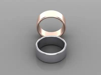 Light Gold Ring For men and women Free Free 3D model