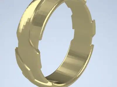 multi GD Ring Edge 3D print model