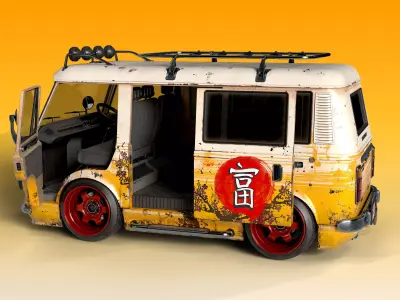 Kansai Spirit Vintage Car 3D model