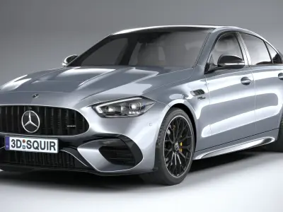 Mercedes-Benz C63S AMG E Performance 2023 3D model