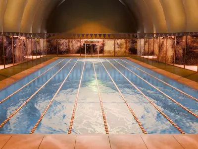 VR Swimming Pool Low-poly 3D model