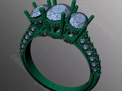 Ring ri1244 3D print model