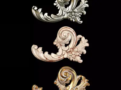Classic carved 101 3D model