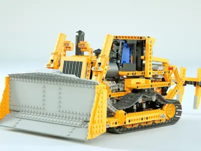 LEGO Motorized Bulldozer 3D model