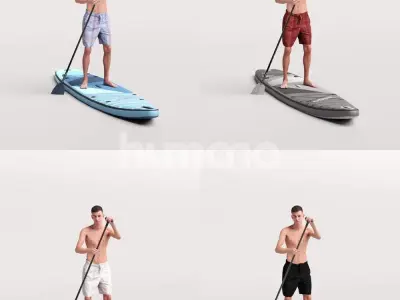 Humano Man SUP -2505-036-2052 3D model