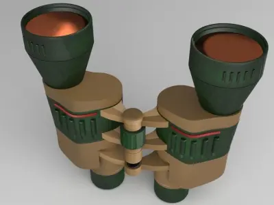 binocular binoculars 3D model