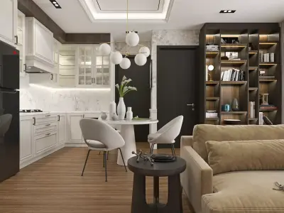 Interior Apartment Gp Slipi 3D model