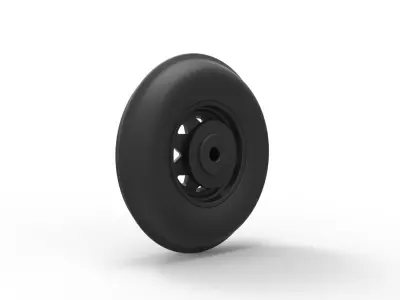  wheel for Dune Buggy 3D print model