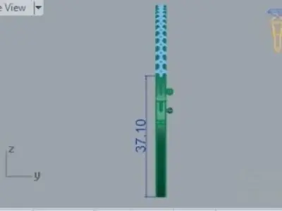 Diamond Bangle 316 3D print model