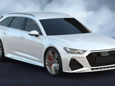 2020 Audi RS6 Avant 3D model
