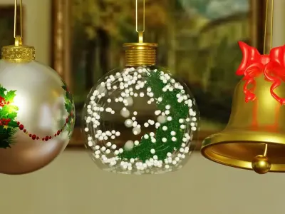 Christmas Balls 3D model