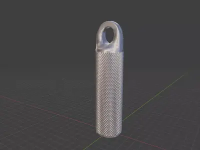 Simple gym handle fully printable 3D print model