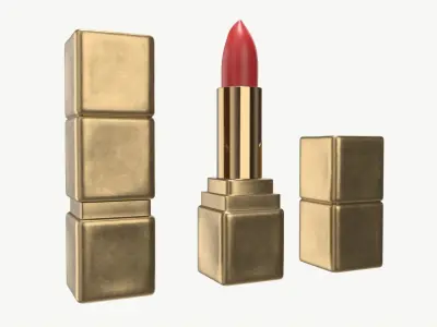 Guerlain Kisskiss Matte Lipstick 3D model